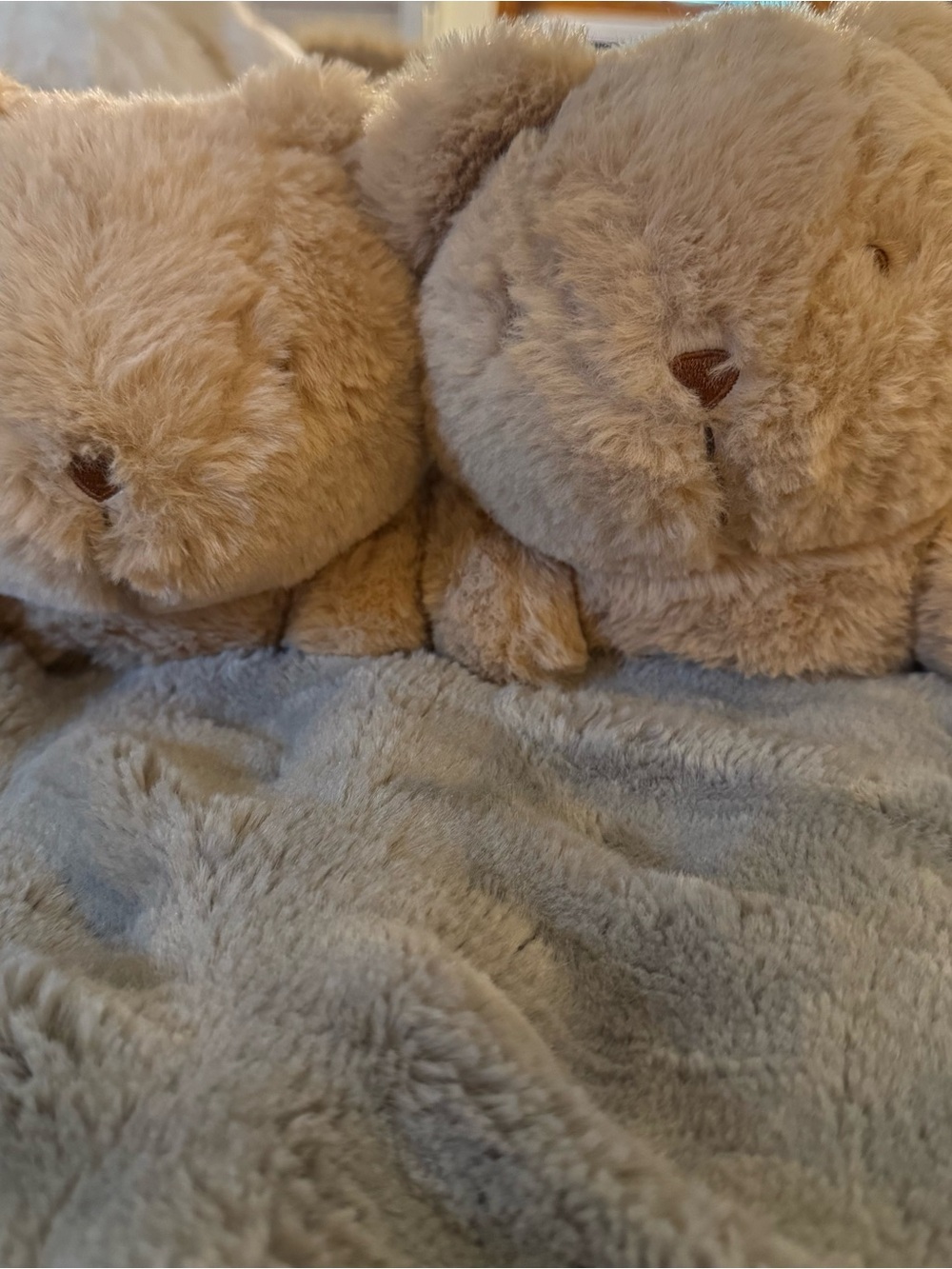 Gap Cozy Teddy Bear Beige slippers - BNWT